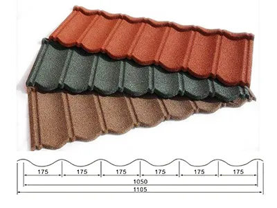 Stone Coated Metal Roofing Tiles